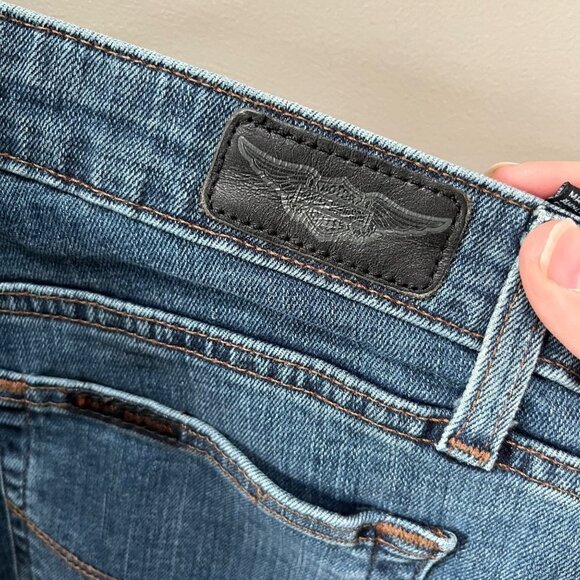 Harley-Davidson‎ Women's Straight Leg Jeans- Size 12P - Picture 5 of 8